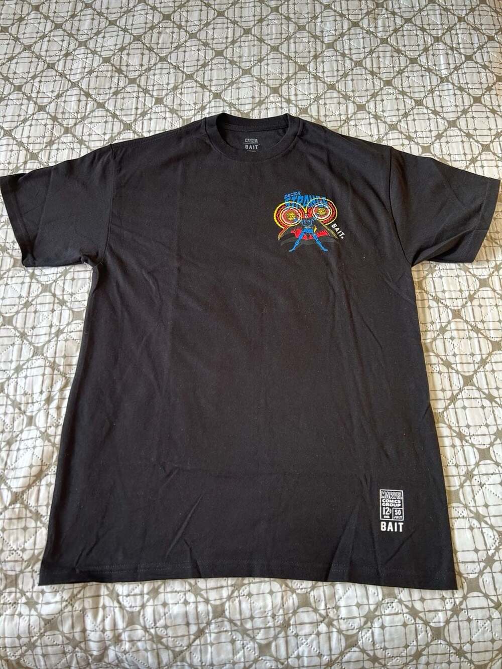BAIT x Marvel Doctor Strange Graphic T-Shirt Black Size M